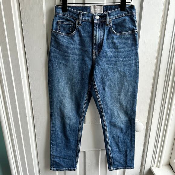 Everlane High Waist Straight Ankle Jeans - Picture 2 of 11